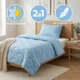 Набір Ideia NordicBlue ковдра 140х210 + подушка 50х70 блакитний (8-36201) - зображення 1