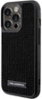 Etui Karl Lagerfeld Rhinestone Logo Metal Plate do Apple iPhone 15 Pro Black (3666339163136) - obraz 2