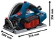 Пила дискова BOSCH GKT 18V-52 GC (06016B4000) - зображення 3