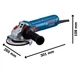 Кутова шліфувальна машина Bosch GWS 12-125 S (06013A6020) - зображення 3