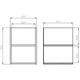 Шкаф под столешницу Moduo 40x44,7x55,1см дуб (K116-019) - изображение 3