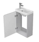 Умывальник с тумбой Cersanit Moduo 66x21,5x39см серый (UN509-047) - изображение 3