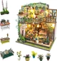 3D Румбокс DIY Darcy Flower House Дом в цветах + Пылезащитный купол M2322Z - изображение 4