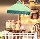 3D Румбокс DIY DollHouse "Coffee Time" кафе+ Пылезащитный купол C006Z - изображение 5