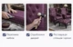 Комплект для обивки дверей POLIMER кожвинил тисненый/с утеплителем и декоративными гвоздями Сливовый - изображение 3
