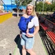 Эрго рюкзак с рождения Adapt синий коттон для малышей 0 - 18 месяцев, весом до 20 кг Coolbabka Синий - изображение 1