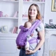 Май-слинг жаккардовый с рождения до 36 месяцев Coolbabka Сиреневый Lily - изображение 1