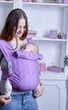 Май-слинг жаккардовый с рождения до 36 месяцев Coolbabka Сиреневый Lily - изображение 2