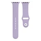 Ремінець для Apple Watch Band Silicone One-Piece Size-S 38/40/41 mm 39.Elegant Purple - изображение 1