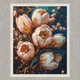 Картина по номерам 50*60 см Цветы. Нежные тюльпаны с красками металлик (золото) Оригами LW 3304 большой размер - изображение 12