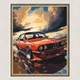 Картина по номерам Авто BMW E34 40*50 см Оригами LW 3324 - изображение 10