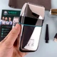 Электробритва V-350 5 Вт 7500 об/мин USB серебристая с двумя насадками для бритья бороды и головы - изображение 6