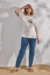 Свободные легкие джинсы Mom для беременных Sheldon denim XL Юла Мама Голубой - изображение 8