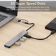Хаб 7 в 1 SD/TF HDMI 4K30Hz USB2.0 USB 3.0 Type-C PD 100W Stone ST-H29 - изображение 4