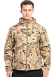 Водонепроницаемая тактическая куртка SOFTSHELL с флисом Solve Multicam KT6000806 размер 2XL - изображение 1