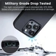 Чохол протиударний Pitaka Military Grade MagSafe MagEz Pro 4 для iPhone 15 Pro Max 600D Black/Grey KI1501PMPA - изображение 10