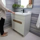 Пластикова тумба Бостон із покриттям HPL 3243 velur 55 см - изображение 2