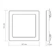LED светильник квадратный VIDEX DL6S 12W 3000K-4000K-6500K White - изображение 5