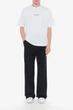 Мужская футболка Acne Studios Add to Wishlist Reverse Logo T-Shirt Размер M Белый - изображение 4