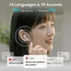 Наушники-переводчики Wooask A8 ChatGPT с сенсорным экраном - изображение 3