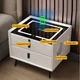 Тумбочка для дому з Bluetooth Бездротовим заряджанням і підсвіткою OKOP KP-588 Біла - зображення 4