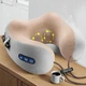 Массажная подушка U-Shaped Pillow Massage массажер с 3 функциями аккумулятор зарядка от USB беж - изображение 1