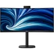 Монітор Philips 34B2U3600CH 34'' WQHD VA 120Гц 2xHDMI DP USB-C RJ-45 USB-hub HAS Black (34B2U3600CH/00) - зображення 1