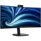 Монітор Philips 34B2U3600CH 34'' WQHD VA 120Гц 2xHDMI DP USB-C RJ-45 USB-hub HAS Black (34B2U3600CH/00) - зображення 2