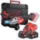Шлифмашина угловая аккумуляторная MILWAUKEE, M18 FSAGSVO125X-502X, 1200 Вт диаметр 125мм (+зар.пр., 2ак.Х5Ач, HD кейс) - изображение 2