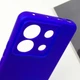Чехол TPU GETMAN Liquid Silk Full Camera для Xiaomi Poco X6 Pro Синий / Iris - изображение 6