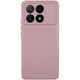 Чехол TPU GETMAN Liquid Silk Full Camera для Xiaomi Poco X6 Pro Розовый / Pink Sand - изображение 1