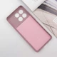 Чехол TPU GETMAN Liquid Silk Full Camera для Xiaomi Poco X6 Pro Розовый / Pink Sand - изображение 3