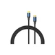 Кабель мультимедійний HDMI M to HDMI M 5.0m 8K60Hz cotton braided blue Vention (ALGLJ) (347038) - зображення 2