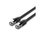 Патч-корд 5м, S/FTP cat 8 RJ-45 black Vention (IKKBJ) - изображение 1