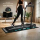 Бігова доріжка Sportconic P106FA Pro з регульованим кутом нахилу, до 12 км/год, до 110 кг, з ручками, пультом - зображення 3