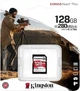 Карта пам'яті SDXC, 128Gb, Kingston Canvas React Plus, Class 10 UHS-II U3 V60, до 280/100 МБ/с (SDR2V6/128GB) - зображення 2
