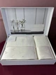 Набор полотенец Tivolyo Home Colibri k.beyaz махра 50x100, 75x150 - изображение 1