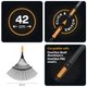 Набор Fiskars OneClick Металлические веерные грабли + Ручка L (1080714) - изображение 6