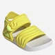 Детские спортивные сандалии Adidas Adilette Sandal 2 I HQ9210 23 Shock Yellow (4068806128058) - изображение 2