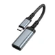 Адаптер-перехідник Type-C to HDMI HOCO UA43A conversion cable (4K / 30Hz, 0.2m) Grey - зображення 1