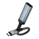 Адаптер-перехідник Type-C to HDMI HOCO UA43A conversion cable (4K / 30Hz, 0.2m) Grey - зображення 4