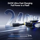 USB-кабель на 240W Type-C на Type-C Baseus PicoGo Fast Charging (2m, 240W). Black - зображення 4