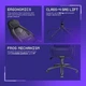 Геймерское кресло Proove Gaming Unit 5 функций наклона, до 150кг черный - изображение 8