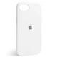 Чехол Fiji Silicone Case для Apple iPhone 17e бампер накладка Soft Touch с микрофиброй White - изображение 1