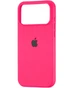 Чехол Fiji Silicone Case для Apple iPhone 17 Pro бампер накладка Soft Touch с микрофиброй Hot Pink - изображение 1