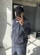 Велюровый спортивный костюм мужской без утепления с толстовкой на молнии из велюра M серый - изображение 6