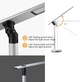 Настольная LED-лампа Lumastron Slim Arc: Умное освещение с механическим регулятором - изображение 7