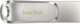 Накопитель SanDisk металлический 512 ГБ USB 3.2 Type-A Type-C Серебряный (694455) - изображение 1