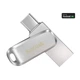 Накопичувач SanDisk 512GB USB 3.1 Type-A + Type-C Dual Drive Luxe Срібний - зображення 11