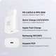 Сетевое зарядное устройство Make 25W&nbsp;GaN PD White (MCW-2511WH) - изображение 5